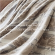 Olliix Woolrich Full/Queen Cotton Blanket in Neutral Aztec