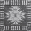 Olliix Woolrich King Cotton Blanket in Grey Aztec