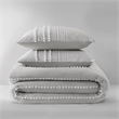 Olliix Harbor House Blue Full/Queen Cotton Comforter Set in Grey