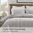 Olliix Harbor House Blue Full/Queen Cotton Comforter Set in Grey