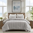 Olliix Harbor House Blue Full/Queen Cotton Comforter Set in Grey