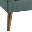 Olliix 510 Design One Size Wood Accent Chair in Blue