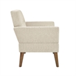 Olliix 510 Design One Size Wood Accent Chair in Beige