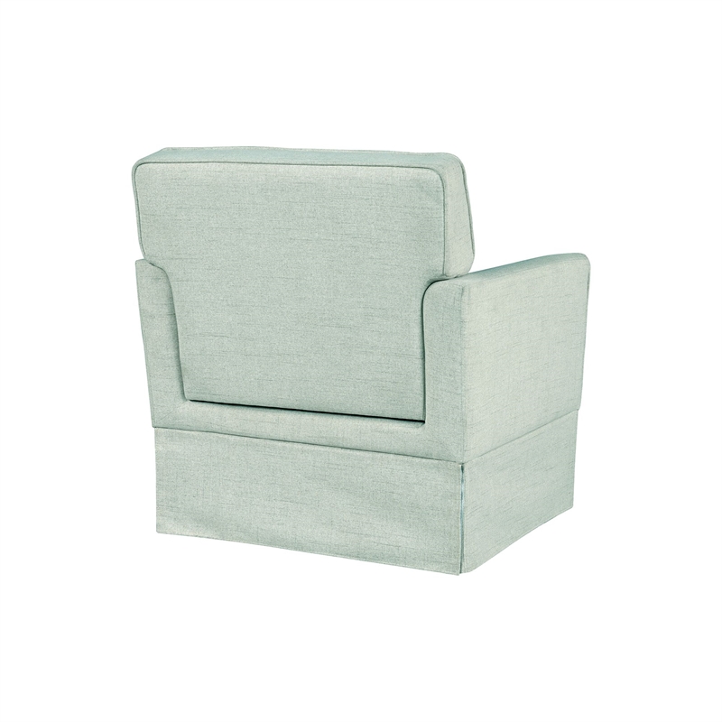 Olliix 510 Design One Size Wood Accent Chair in Mint