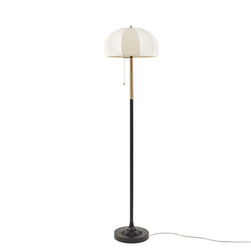 Olliix INK+IVY One Size Iron/Polyester Floor Lamps in White