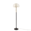 Olliix INK+IVY One Size Iron/Polyester Floor Lamps in White