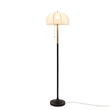 Olliix INK+IVY One Size Iron/Polyester Floor Lamps in White