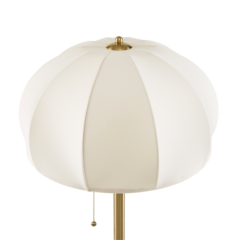 Olliix INK+IVY One Size Iron/Polyester Floor Lamps in White