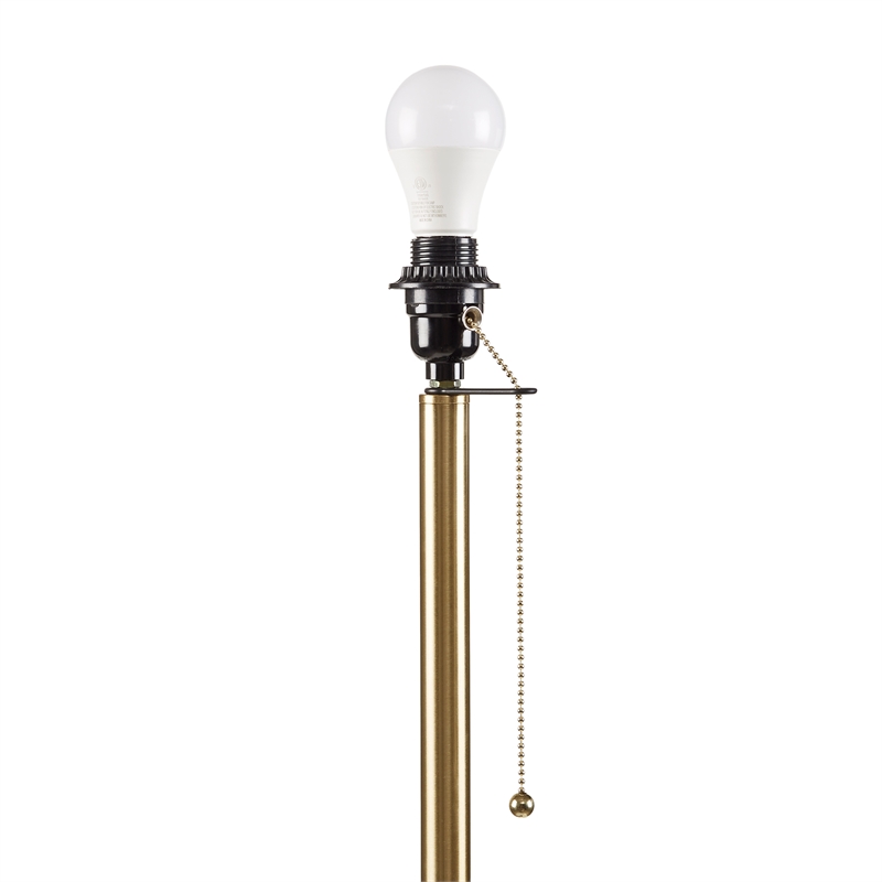 Olliix INK+IVY One Size Iron/Polyester Floor Lamps in White