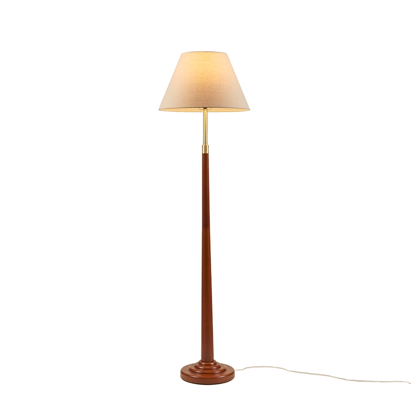 Olliix INK+IVY One Size Iron/Polyester Floor Lamps in White