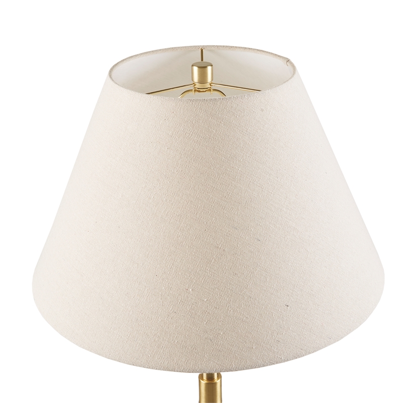 Olliix INK+IVY One Size Iron/Polyester Floor Lamps in White