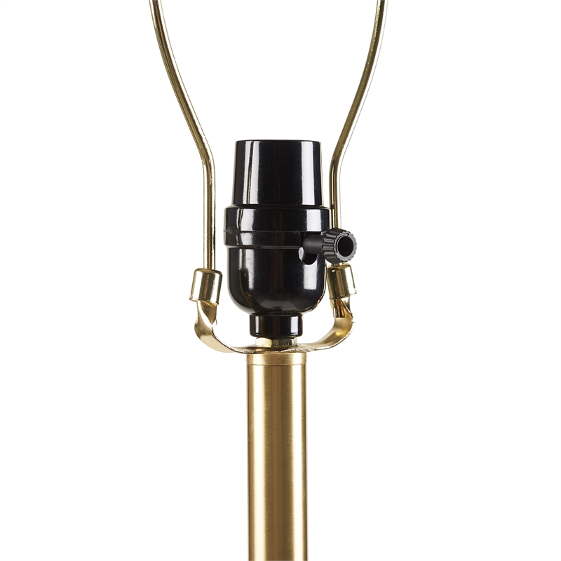 Olliix INK+IVY One Size Iron/Polyester Floor Lamps in White