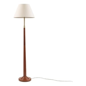 Olliix INK+IVY One Size Iron/Polyester Floor Lamps in White