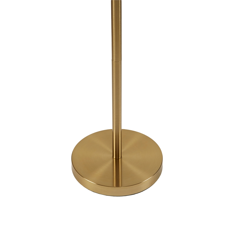 Olliix INK+IVY One Size Iron/Polyester Floor Lamps in White