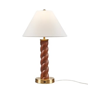 Olliix INK+IVY One Size Resin Table Lamps in White