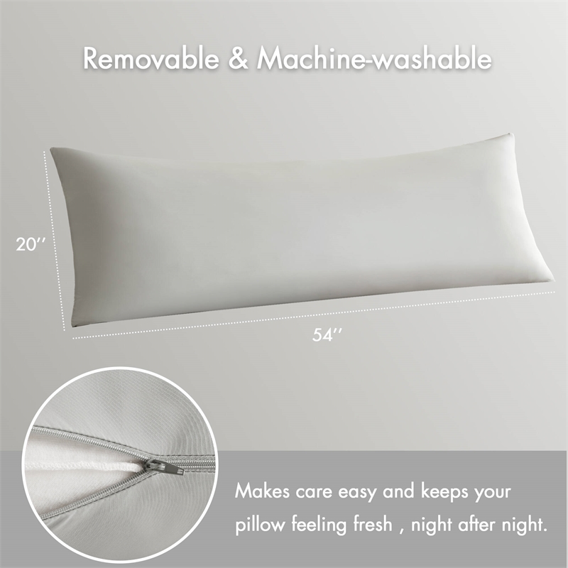 Olliix Madison Park 11.8 in Dia x 17.25 in H Nylon Spandex Cushion in Light Grey
