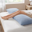 Olliix Madison Park 11.8 in Dia x 17.25 in H Nylon Spandex Cushion in Blue