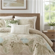 Olliix Harbor House Blue Queen Cotton Comforter Set in Taupe