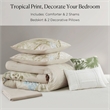 Olliix Harbor House Blue Queen Cotton Comforter Set in Taupe