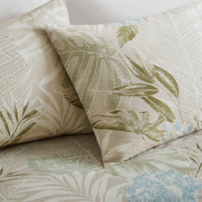 Olliix Harbor House Blue King Cotton Comforter Set in Taupe