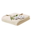 Olliix Madison Park Twin Rayon Blanket in Ivory