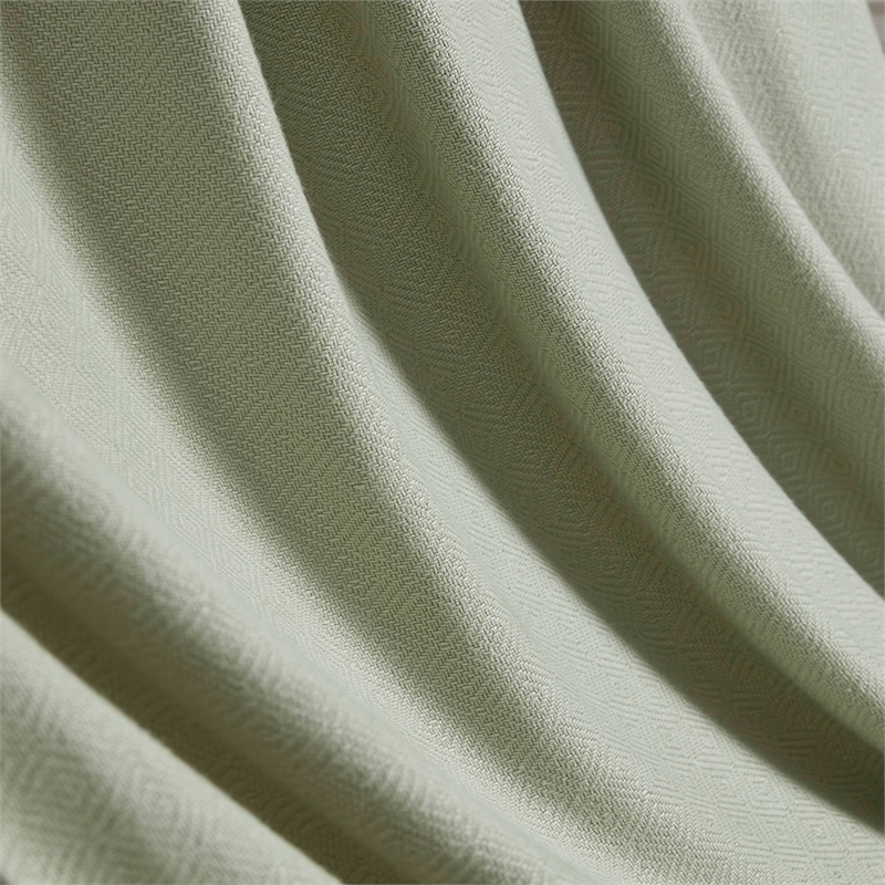 Olliix Madison Park Twin Rayon Blanket in Sage Green