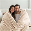 Olliix Madison Park Full/Queen Rayon Blanket in Ivory