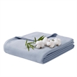 Olliix Madison Park Twin Rayon Blanket in Light Blue