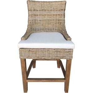 Padma's Plantation Alfresco Wicker Counterstool in Kubu Gray