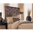 Padma's Plantation Wood Twin Headboard in Natural Abaca Twist
