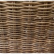Padma's Plantation Boca Wicker Cushion Chair in Kubu Gray