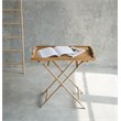 Padma's Plantation Charleston Rattan Serving Table in Natural