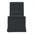 Padma's Plantation Sandspur Beach Wood Dining Chair in Charcoal Gray
