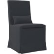 Padma's Plantation Sandspur Beach Wood Dining Chair in Charcoal Gray