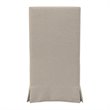 Padma's Plantation Sandspur Beach Wood Dining Chair in Brushed Linen White
