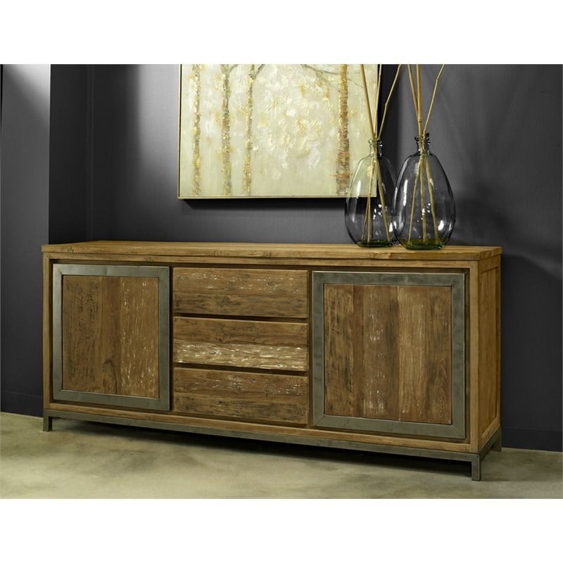 Padma's Plantation Island Estate Wood Sideboard in Natural