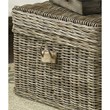 Padma's Plantation Wicker End Table Trunk in Kubu Gray