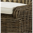 Padma's Plantation Wicker 2 Pc. Crossweave Dining Chair Set in Kubu Gray