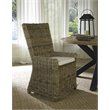 Padma's Plantation Nico Wicker Cushion Chair in Kubu Gray