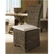 Padma's Plantation Nico Wicker Cushion Chair in Kubu Gray