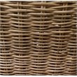 Padma's Plantation Nico Wicker Cushion Chair in Kubu Gray