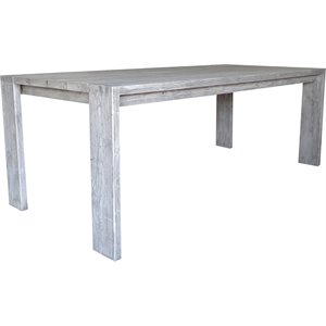 Padma's Plantation Ralph Wood 84&quot Patio Dining Table in Natural