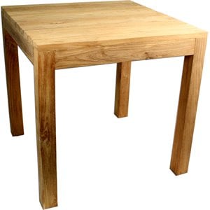 Padma's Plantation Wood 31.5&quot Patio Dining Table in Natural