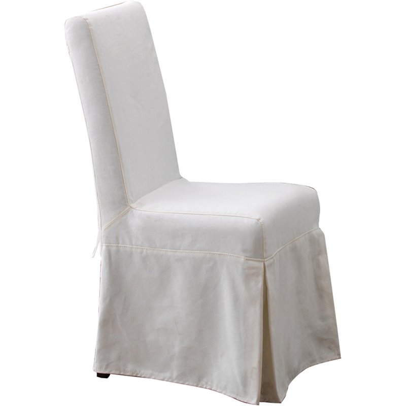 Padma's Plantation Pacific Beach Wood Dining Chair in Sunbleached White