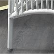 Padma's Plantation Palm Rattan Occasional Chair in White