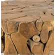 Padma's Plantation Wood Teak Coffee Table in Natural
