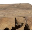 Padma's Plantation Wood Teak End Table in Natural