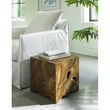 Padma's Plantation Wood Teak End Table in Natural