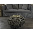 Padma's Plantation Rattan Openweave Ottoman in Natural