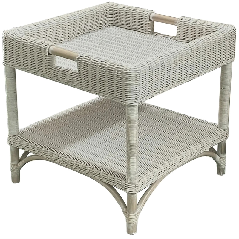 Padma's Plantation Malio End Table in Naturral